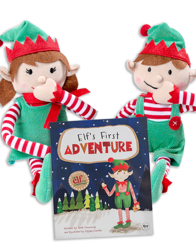 Christmas Elf Toy and Story Book Bundle (Girl or Boy Option)