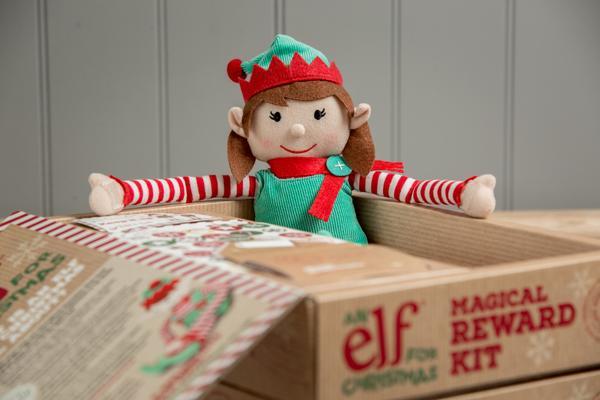 Christmas Girl Elf Toy & Magical Reward Kit