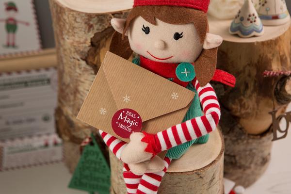 Christmas Girl Elf Toy & Magical Reward Kit